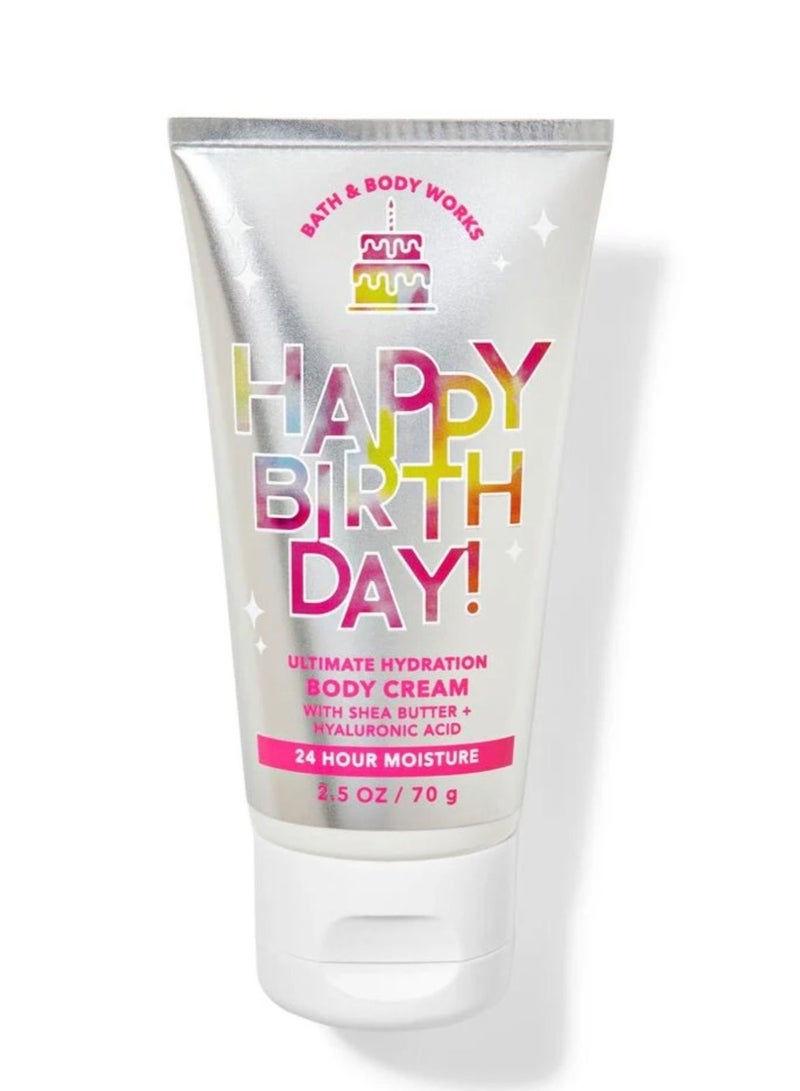 Happy Birthday Travel Size Body Cream 70g